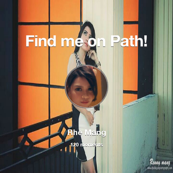 rhemang's tweet photo. I've shared 120 memories with my friends on #Path - see them now at http://t.co/aPPR2TZkgy! #thepersonalnetwork http://t.co/BOmJQTPH3l