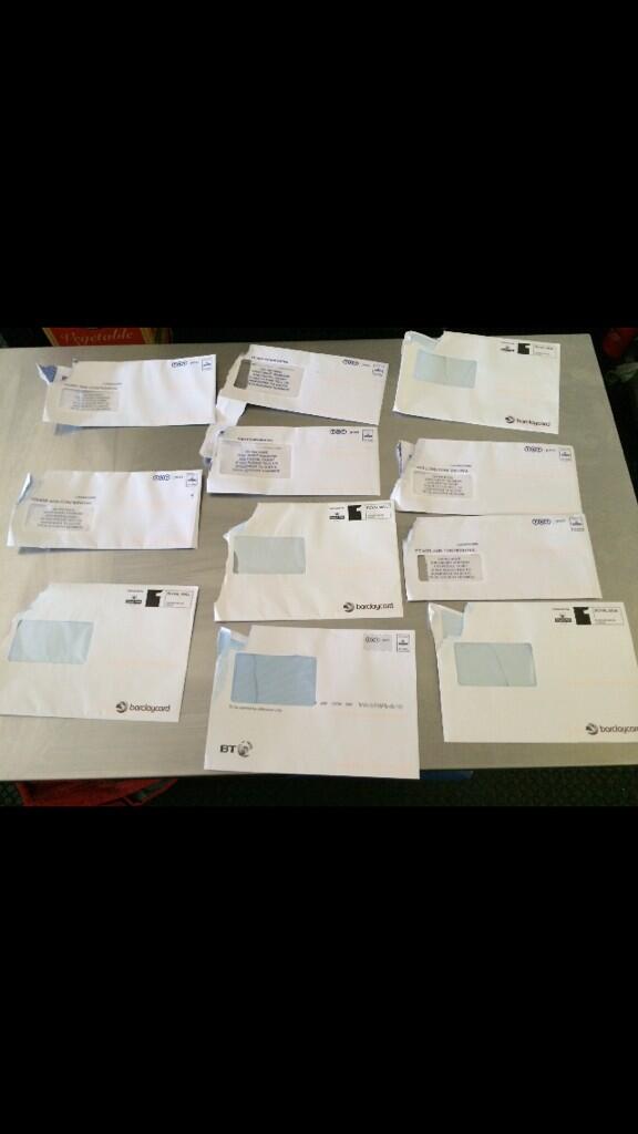Little_Italy_UK's tweet photo. How many letters do @Barclaycard send when you switch two business cards to a new business? ELEVEN plus the two cards http://t.co/ieryo6Vjf2
