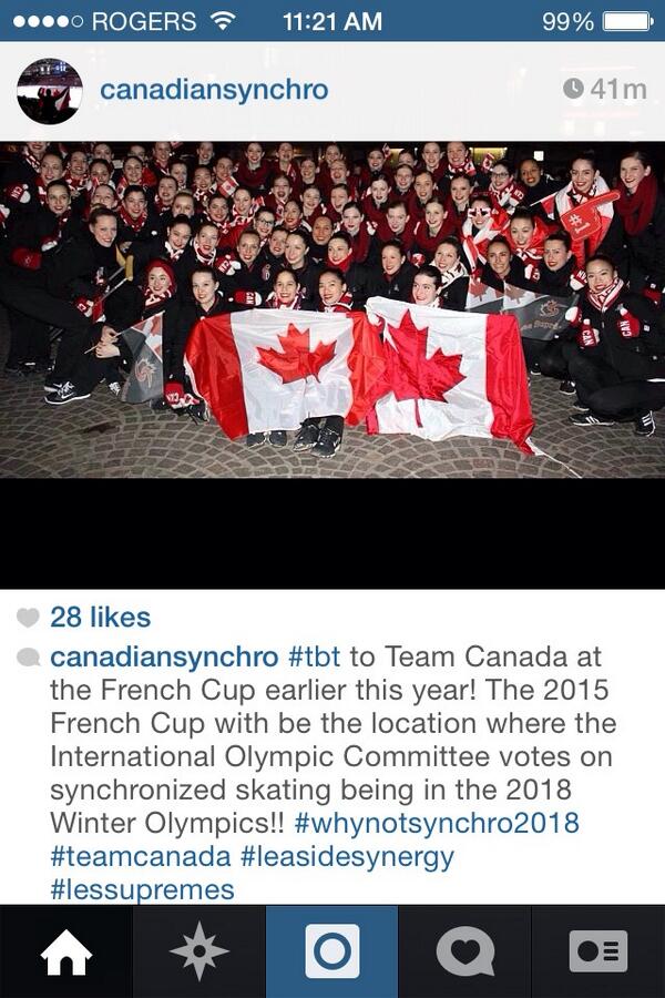 French Cup 2015 will be where the committee decides if synchro will be in the Olympics! #WhyNotSynchro <a href="/LesSupremes/">LesSupremes</a>