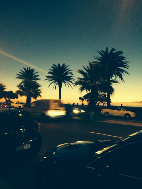 Delishsisters's tweet image. Evening walk along the Sea Point promenade. Cheers Cape Town! It's been real :)