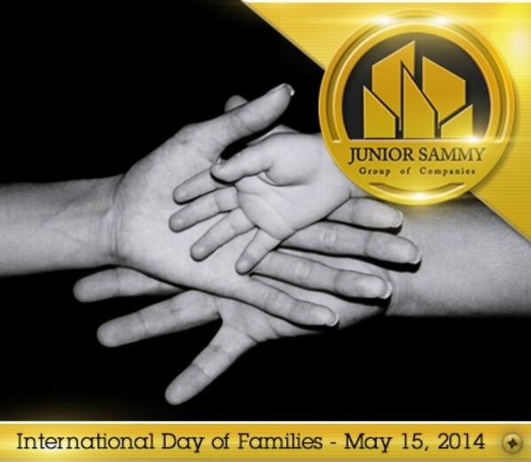 JuniorSammyGrp's tweet photo. From Our Family to Yours! We the Junior Sammy Group family celebrates with you today and everyday. http://t.co/573TsRYtse