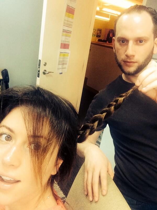 ChloeMelas's tweet image. New hair stylist @LevysDigest @vh1 #gossiptable #braidme