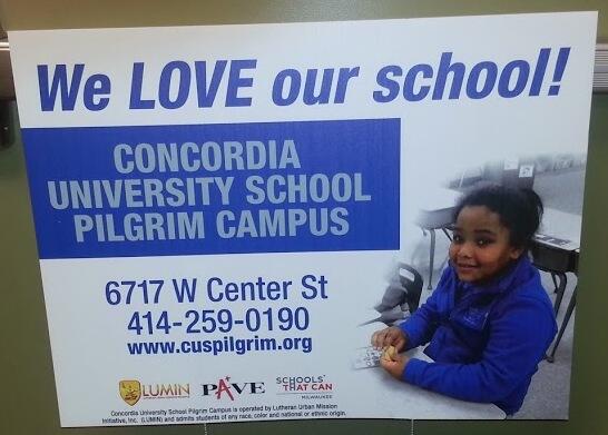 LUMINSchools's tweet photo. Yard signs available @cuspilgrim  #LUMINPride http://t.co/5DMonmbIwR