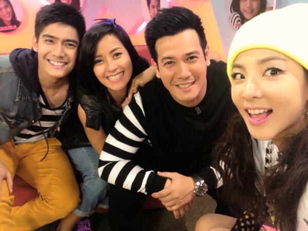 krungy21's tweet photo. With my old friends @iamjohnprats @iamsuperbianca and my new friend @robertmarion at #ppbuber http://t.co/7vOcrcScaU