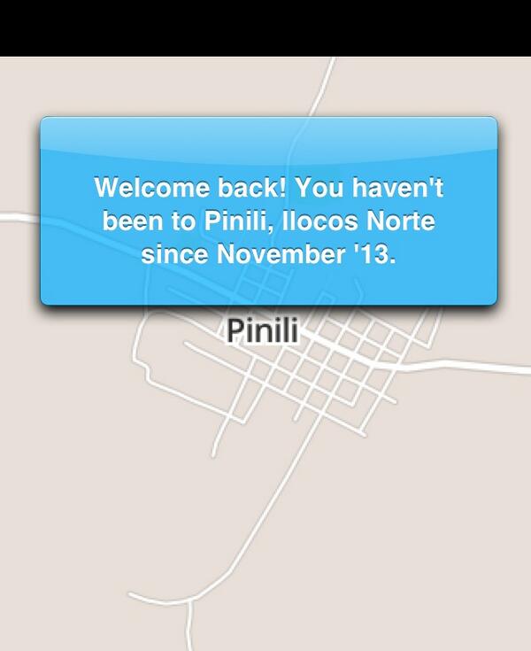 LitaRubio's tweet photo. Nice! First check-in at Pinili, Ilocos Norte since November '13. http://t.co/wsZ4vWPigM http://t.co/BMk5jvnkIP