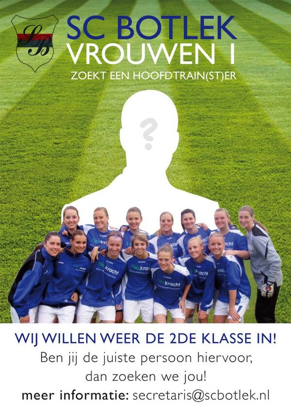 Amyvnluik's tweet photo. @Transfermarktnu @trainercoaches Wij zijn op zoek naar een nieuwe Hoofdtrain(st)er!! Regio Zuid-Holland http://t.co/ktNg4uJvNx