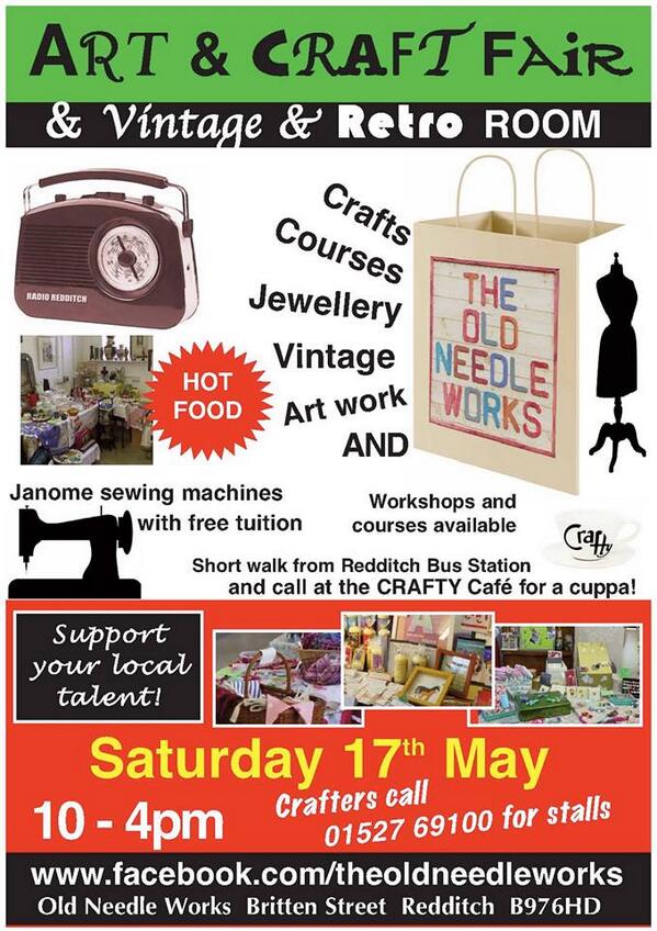 It's the 3rd Saturday of the month which only means one thing.. CRAFT FAIR #redditch #craftfair #craft #vintage