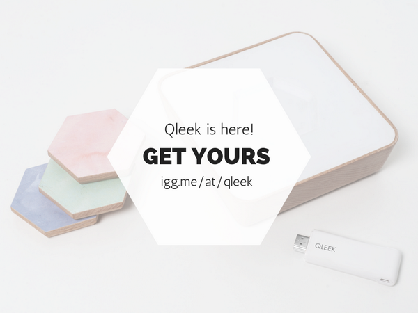 Qleek's tweet photo. The Team is happy to announce that @Qleekr is available for pre-order on @Indiegogo Now ! http://t.co/LOX65Lyyb1 http://t.co/ydETPpfOyb