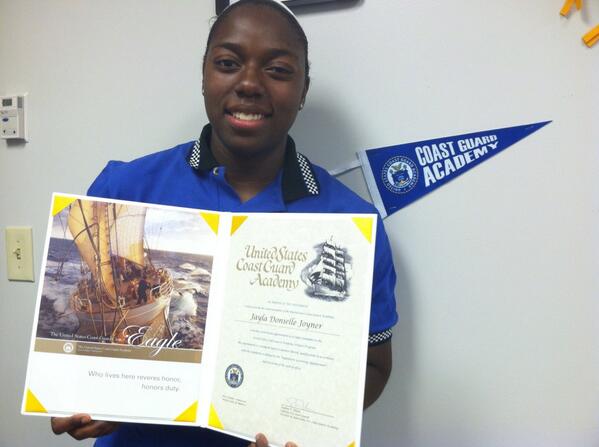 HGGuidance's tweet image. Another new pennant! Congratulations @JayJoy21 #hgcs2014 #coastguardacademy