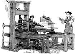 ACKTweet's tweet image. #tbt @featherfarley and Mike working our old press! #goodtimes