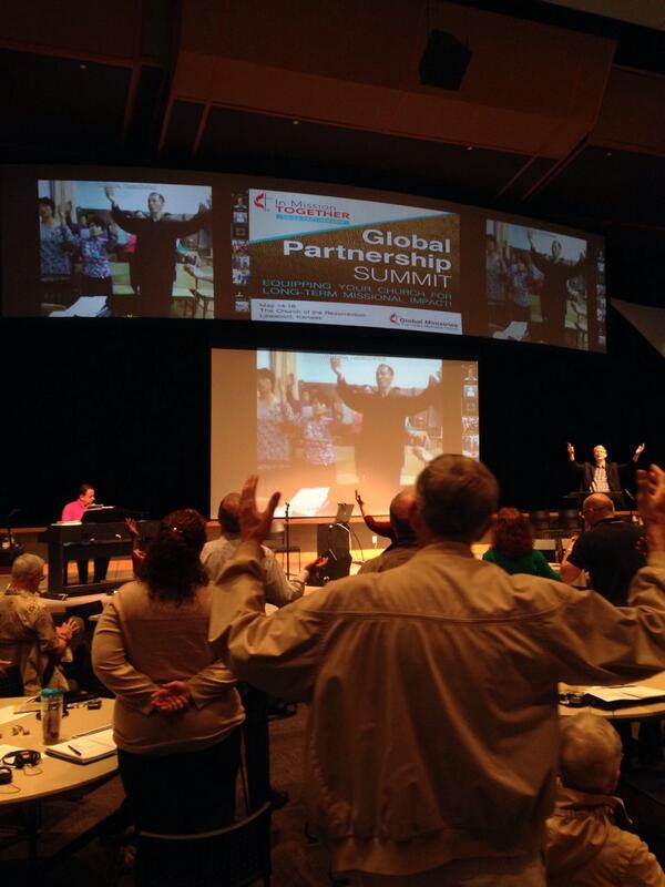 ginhowell's tweet image. Singing "How Great Thou Art" in global worship #globalpartners2014