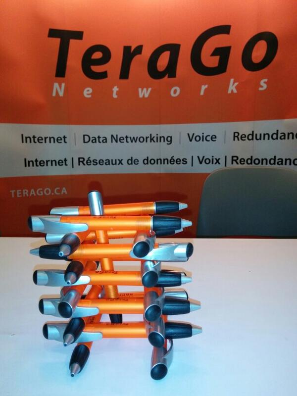 PeterForint's tweet image. Coolest pen display @TeraGo_Networks  @WalkerLucas #itech2014