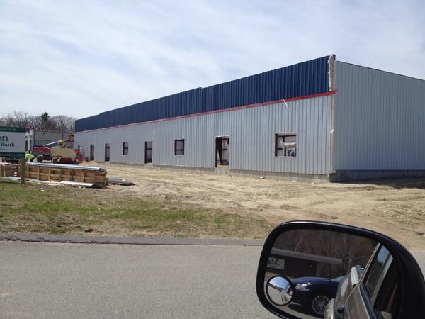 Building is coming along!