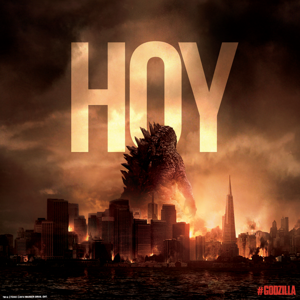 WBPictures_Mx's tweet photo. Hoy la humanidad conocerá el terror cuando #GODZILLA despierte. ¡Enfréntalo en cines! http://t.co/Q8ufhhqGGx http://t.co/mblMvfa7n6