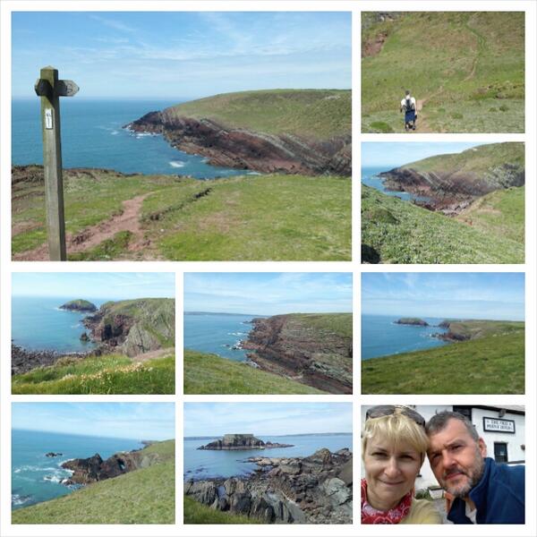 10 miles done on #Pembrokeshire #Coastpath #Freshwaterwest to #EastAnglebay <a href="/pjenkins851/">Paul Jenkins old a/c</a> <a href="/PembsCoast/">Pembrokeshire Coast National Park</a> @lovepembs