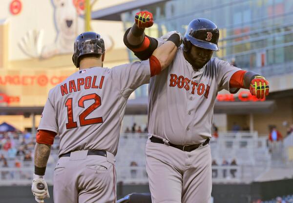 RedSox's tweet image. #PapiPower @DavidOrtiz is batting .552 w/ 5 HR &amp;amp; 8 RBI during 7-gm. hit streak. 2 HRs in each of last 2 games. Today?