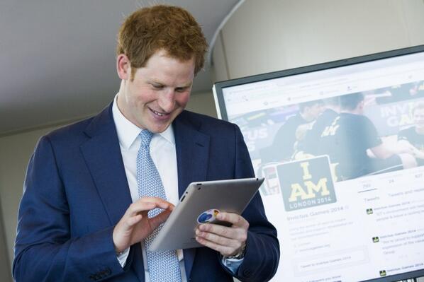 Prince Harry sent out his first ever tweet today in support of the #InvictusGames... mtvne.ws/YkeTkM