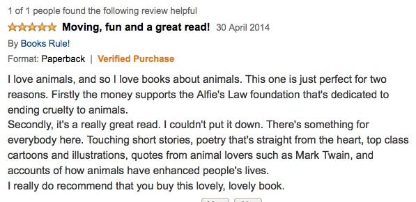 'Alfie's Vision' @AlfieBeardie "Moving, fun &amp; a great read" #ALFIESLAW amazon.co.uk/Alfies-Vision-…
