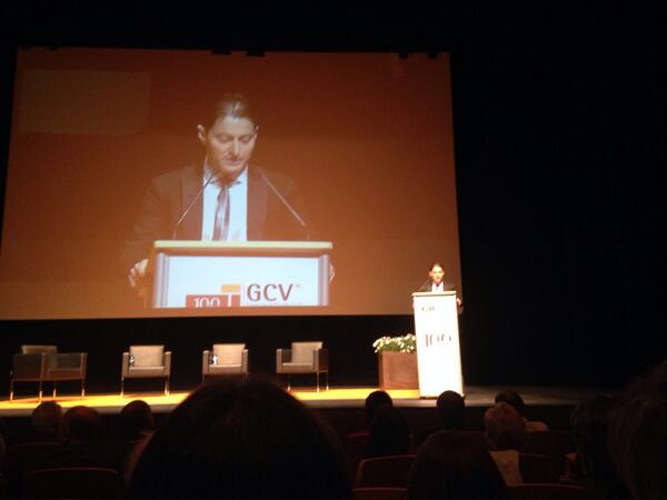 Presentacio del president del Gremi de construccio del Valles #100anysgcv amb discurs provocador