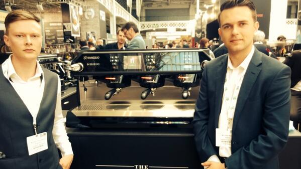 Me and Dale at Caffe Culture... New Rancilio Classe 11 #coffee #rancilio #Caffeculture