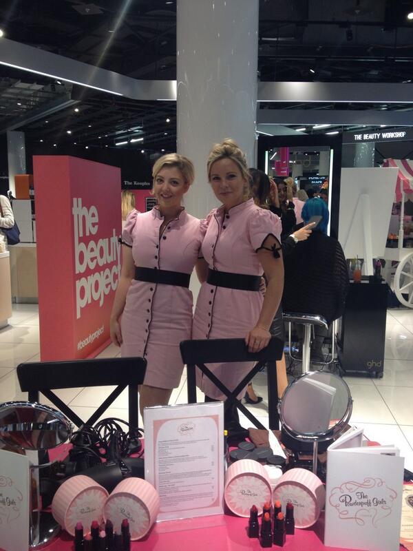 Our <a href="/Powderpuffgrls/">The Powderpuff Girls</a> ladies are ready to apply your beauty fix at #SelfridgesBirmingham #beautyproject