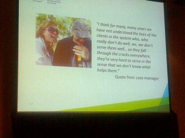 Dori Simeonov π³οΈβπ (@dorisimeonov) on Twitter photo <a href="/MHCC_/">Mental Health Commission of Canada</a>'s Faye More opens up her talk on the At Home/Chez Soi experience in Toronto with a case manager quote #CAHSPR <a href="/MHCC_/">Mental Health Commission of Canada</a>'s Faye More opens up her talk on the At Home/Chez Soi experience in Toronto with a case manager quote #CAHSPR