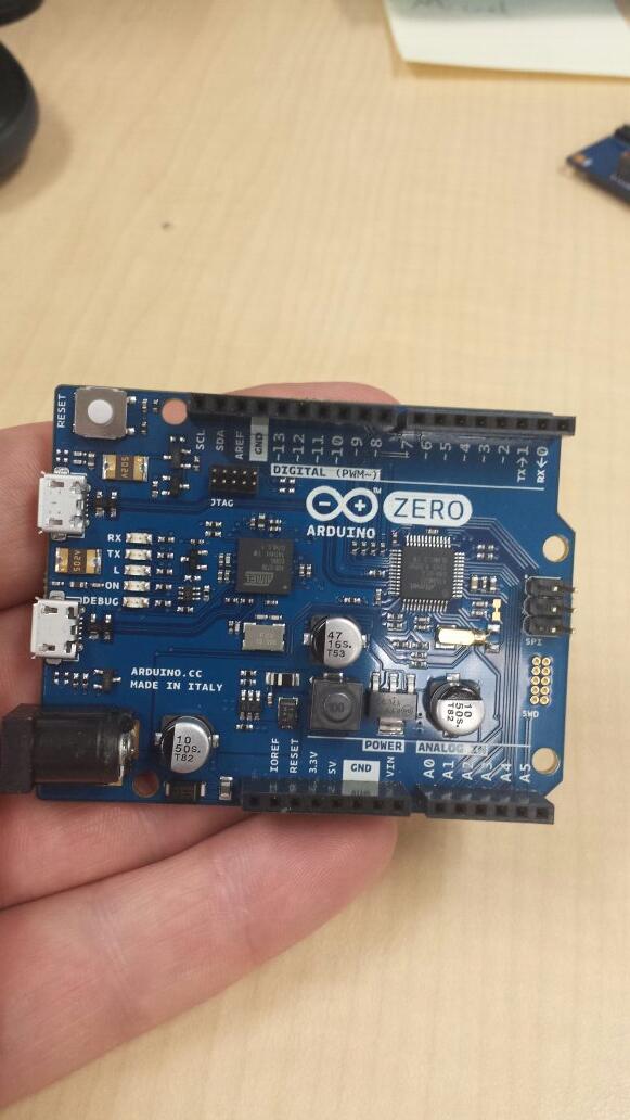 AndreasMCUguy's tweet image. Finally got my hands on a #ArduinoZero #atmel