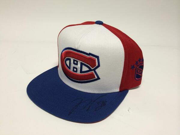 FLASH CONTEST! If we get over 1.5K RT on this, we'll give one lucky person this signed <a href="/PKSubban1/">P.K. Subban</a> hat! #NHL15Subban