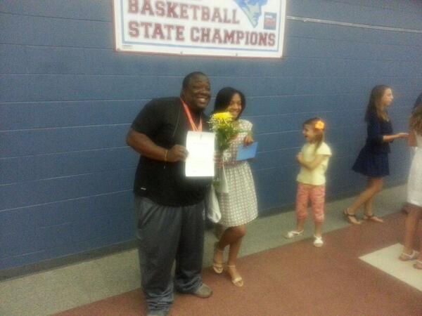 BUCDOLLAR's tweet image. My brother and my daughter! She was inducted into the National Jr Honors Society! #proudpapamoment