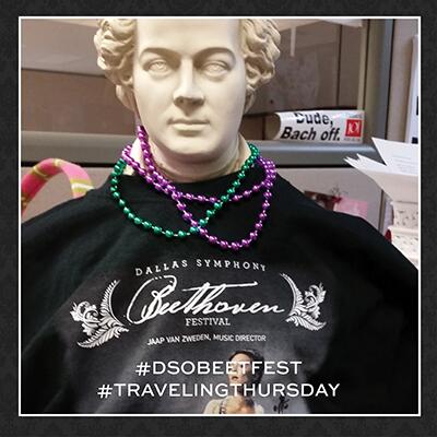 DallasSymphony's tweet photo. Looking good! Stop by the store to purchase your very own Beethoven Festival shirt! #TravelingThursday #DSOBeetFest http://t.co/gHcekWGgu2