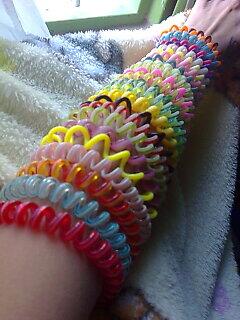 mmm mis pulceras jajajajajja