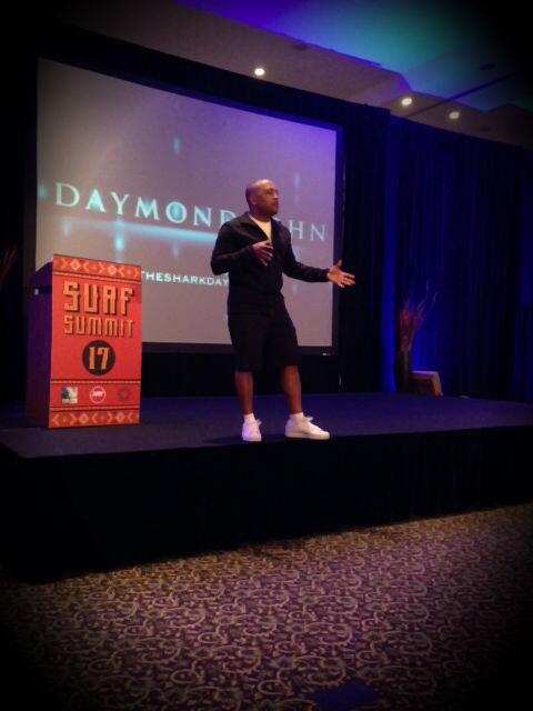 BoardRetailers's tweet photo. .@TheSharkDaymond We don't invest in companies, we invest in people. #SurfSummit17 http://t.co/CgrfkEfCif