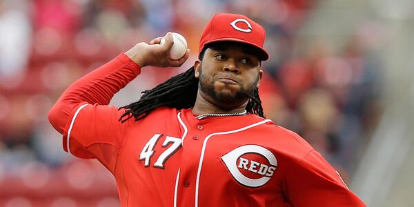 MLB's tweet photo. Johnny Cueto owns a 1.25 ERA and 0.71 WHIP in 72 IP. He’s disgusting right now: http://t.co/Qr3fdrDuf2  #Whiff http://t.co/rnrnzYII07