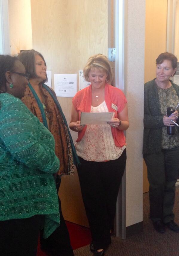 JoumanaWitt's tweet photo. Congratulations to Tiffany Howe for being awarded CEC's educator or the year!! @ctuniversity @CTUFaculty @CTUHealth http://t.co/icfZVgQxoV