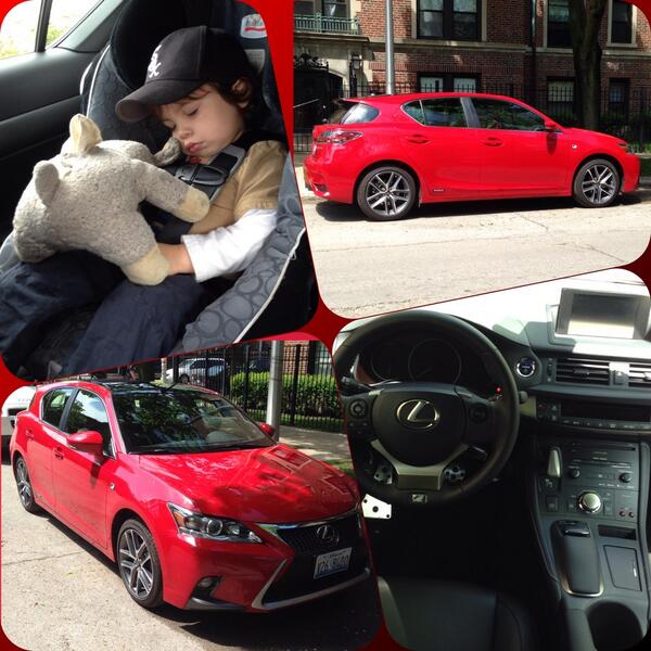 HaldemanLexus's tweet photo. Relax, it's a #Lexus “@ChavezReport: Son enjoying smooth ride. @Lexus CT200h F-sport. #ct200h #fsport #hybrid http://t.co/YOvNn9fq04”