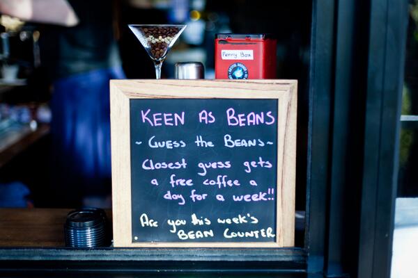 ADbricklane's tweet photo. Don't forget about our weekly bean counter competition. Because who doesn't love free? http://t.co/5VhAq9EKfm