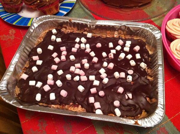 That's our contribution to our race for life bake sale done