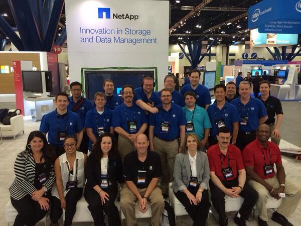 calvinnieh's tweet image. Proud to be part of a fantastic team.  Great job #netappteched!  #msteched #macloud #sqlserver
