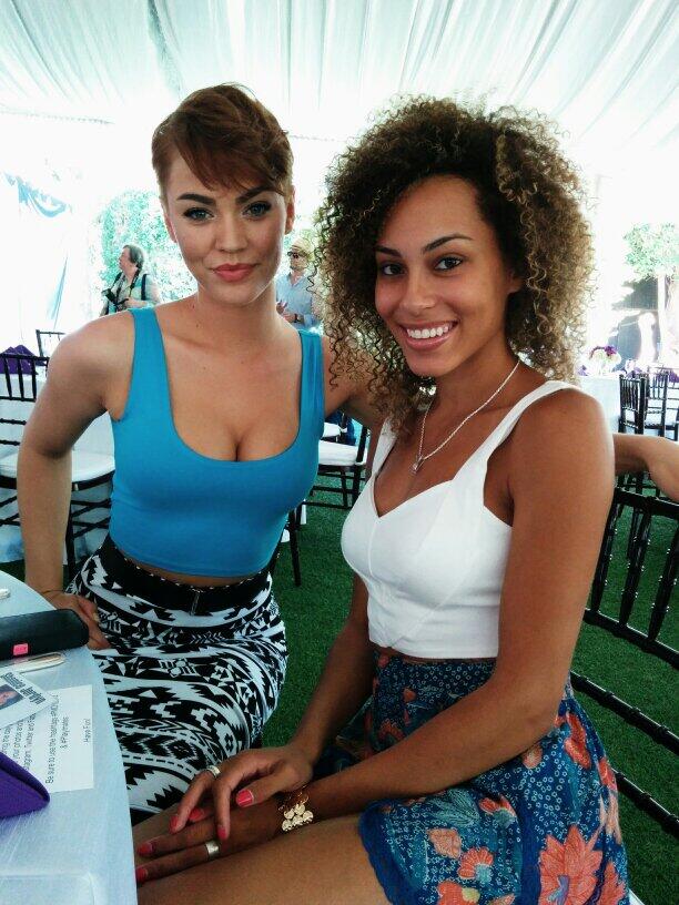 Shanice and I at #pmoy2014 #bunnies http://t.co/8V98Q6RY2s