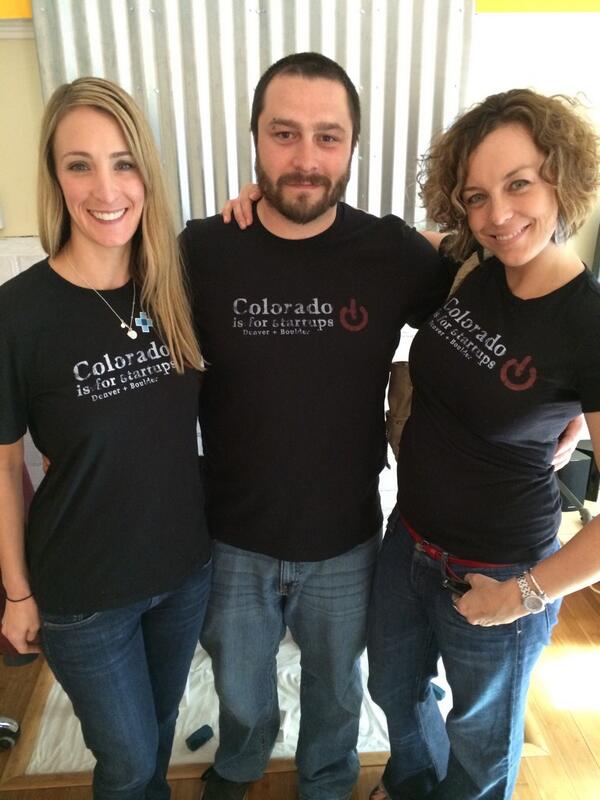 tintegrity's tweet image. The TI crew hanging w our friends @PixelSpaceCo #geekspace #bsw14 @mbernier