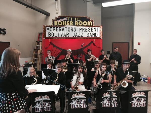 BHSLIVE's tweet photo. Bolivar Jazz Band performing at the Springfield Expo Center event tonight! http://t.co/AAH635QBc0