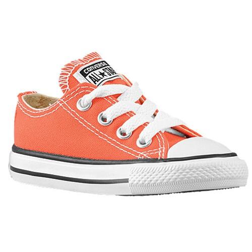 girls coral converse