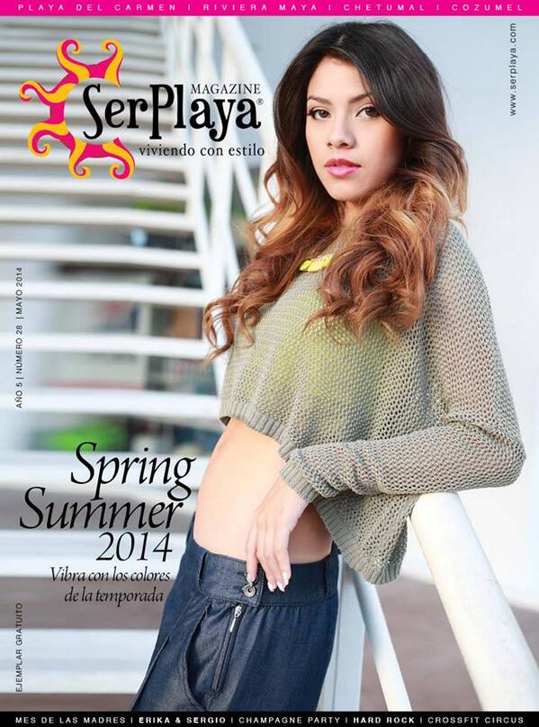 No te pierdas la nueva edición de SerPlaya, portada <a href="/VivaPhotoAgency/">Viva Photography Mx</a> vestuario <a href="/BenettonMexico/">benettonmexico</a> model Leydi Cal