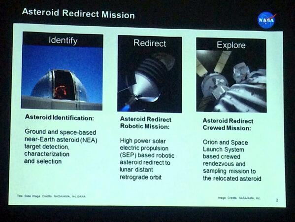 linuxacademyCOM's tweet image. Robotic Redirect &amp;amp; Boulder Capture and planetary defense with @DanMazanek of @NASA_Langley. #ISDC2014