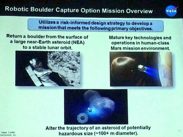 linuxacademyCOM's tweet image. Robotic Redirect &amp;amp; Boulder Capture and planetary defense with @DanMazanek of @NASA_Langley. #ISDC2014