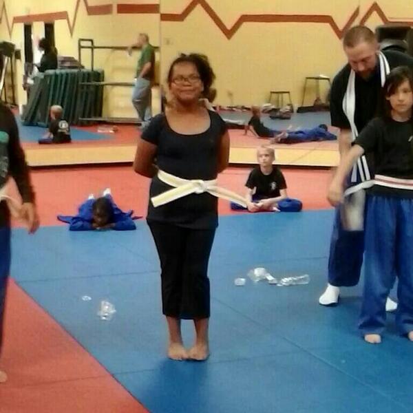 cherice_lynn02's tweet photo. Somebody earned their yellow belt http://t.co/A4acB7AbER