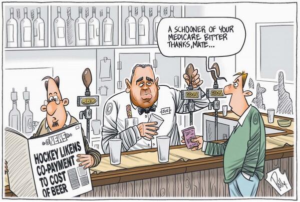 Treasurer Joe Hockey serves up the Medicare Bitter