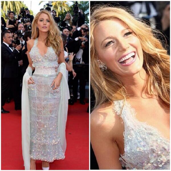 TAHJonline's tweet photo. Seriously! #BlakeLively has been KiLLiNG it at #Cannes2014 #day2 #CannesFilmFestival #Chanel http://t.co/wy2NO5YIjy