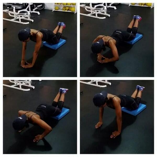 KindraHanson's tweet image. Day 15 #30for30.  Lots of pushups this evening. #trianglepushups are great for the triceps #fitisfly #byearmfat