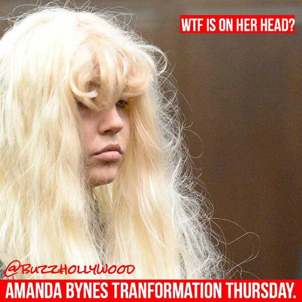 buzzhollywood's tweet photo. Amanda Bynes Transformation Thursday. - http://t.co/XALvknpw9S http://t.co/8zt5GyZm23